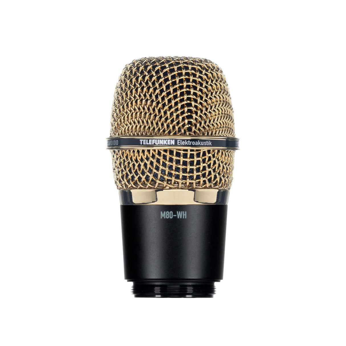 Telefunken M80-WH Supercardioid Wireless Dynamic Microphone Capsule, Gold