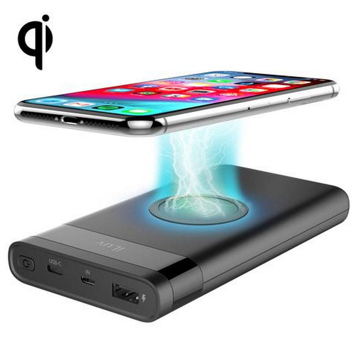 iLuv myPower10Q 10000mAh Portable Qi Wireless Charging Battery Pack