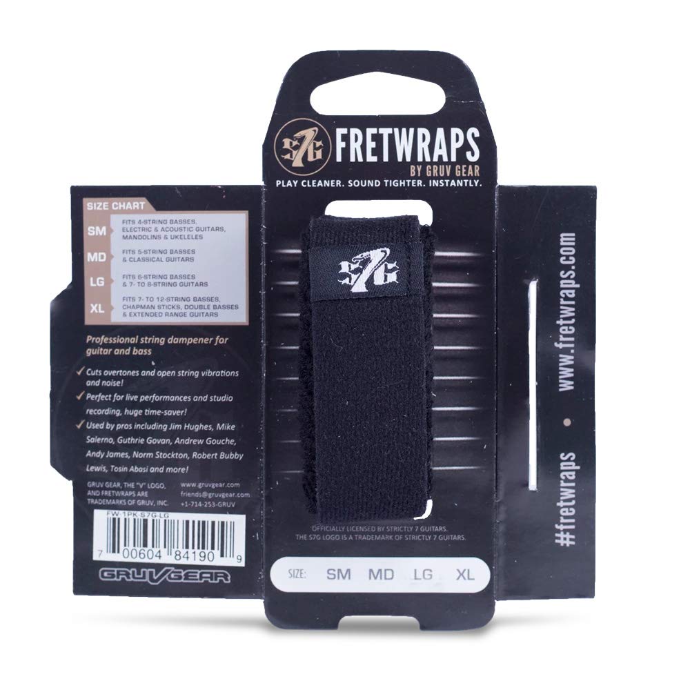 Gruv Gear S7G FretWraps String Muter, 1-Pack, Large