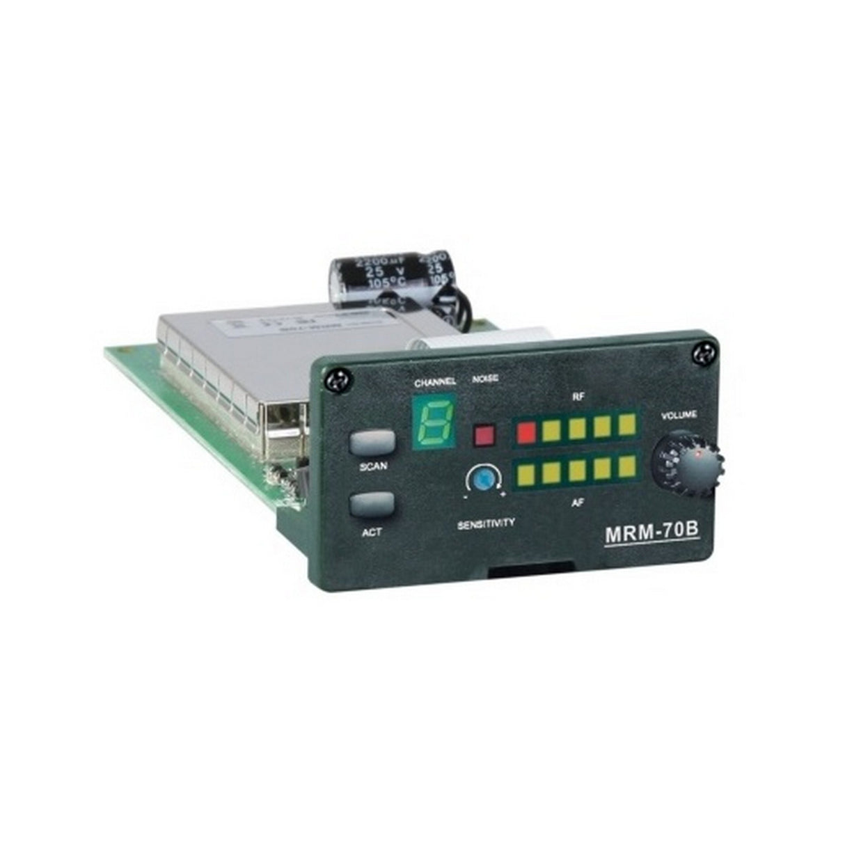 MIPRO MRM-70B 5A Plug-In UHF 16-Channel Diversity Single Receiver Module, 5A Band