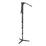 E-Image MA800 + 630FH 4 Stage Aluminum Monopod with Fluid Head