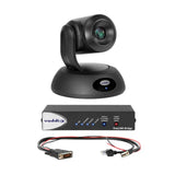 Vaddio RoboSHOT 12E HDBT OneLINK Bridge PTZ Camera System for Polycom Codecs Black