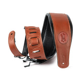 Levy’s 3-Inch Signature Series Garment Leather Guitar Strap Tan - accessories