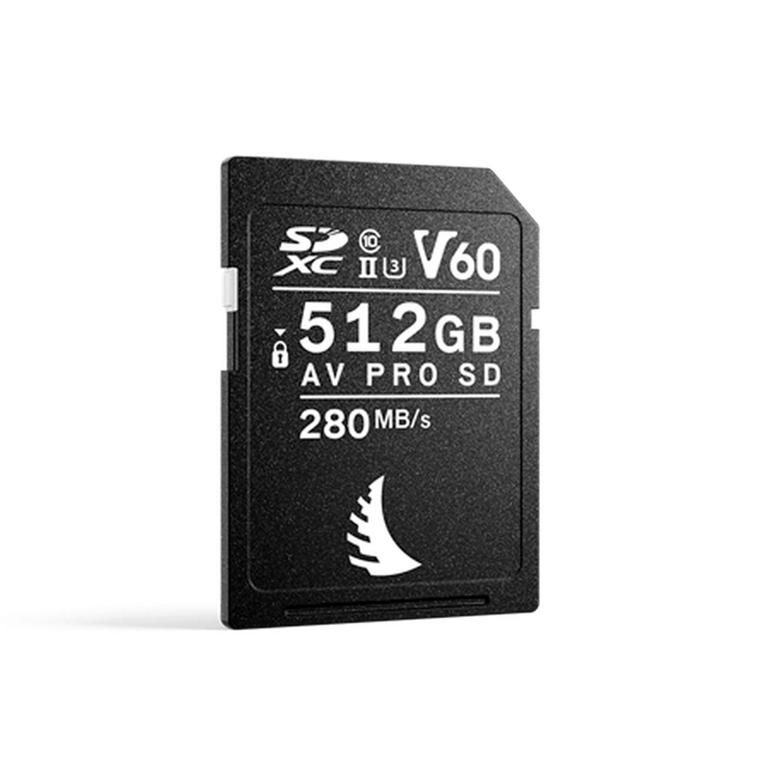 Angelbird AV PRO SD MK2 V60 SDXC UHS-II Memory Card, 512GB Angelbird AV PRO SD MK2 V60 SDXC UHS-II Memory Card, 512GB