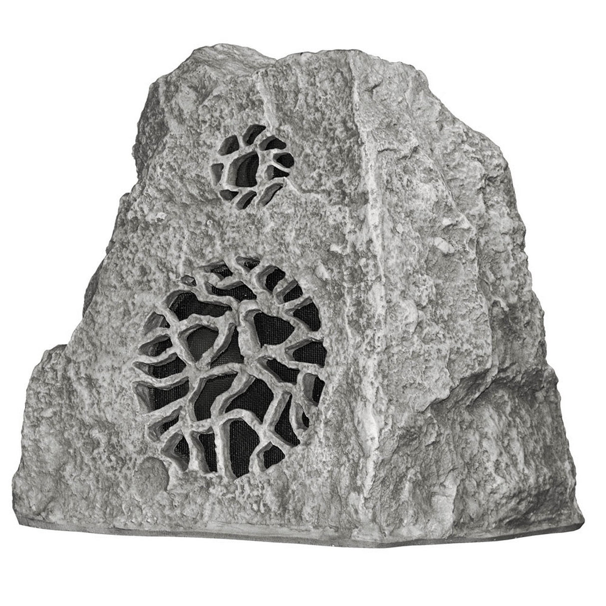 Rockustics StoneHenge II-G 8-Inch 2-Way Outdoor Rock Speaker, Grey