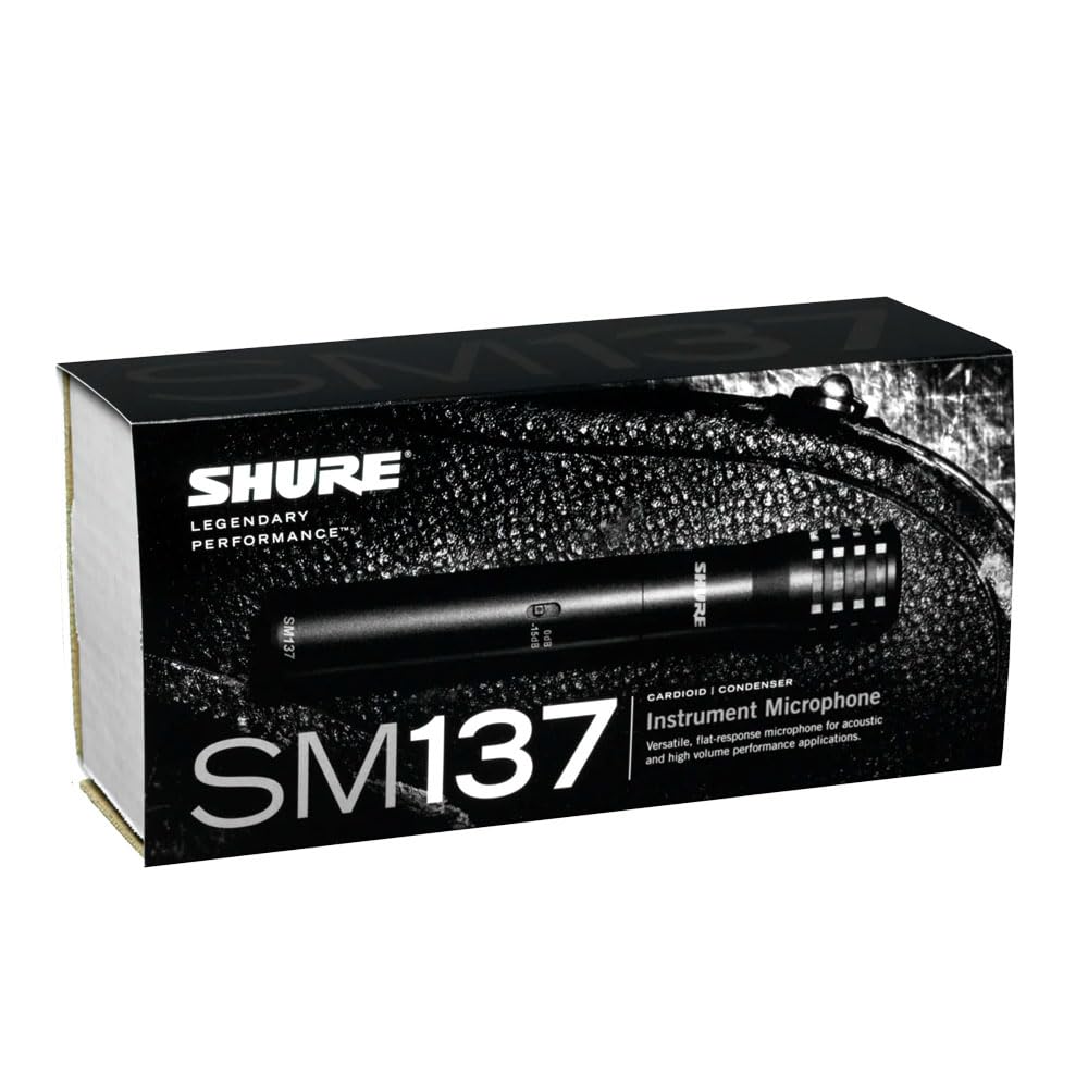 Shure SM137-LC Cardioid Condenser Instrument Microphone