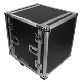 Odyssey 12 Space 22’’ Rackable Depth Shock Mount Rack with Wheels