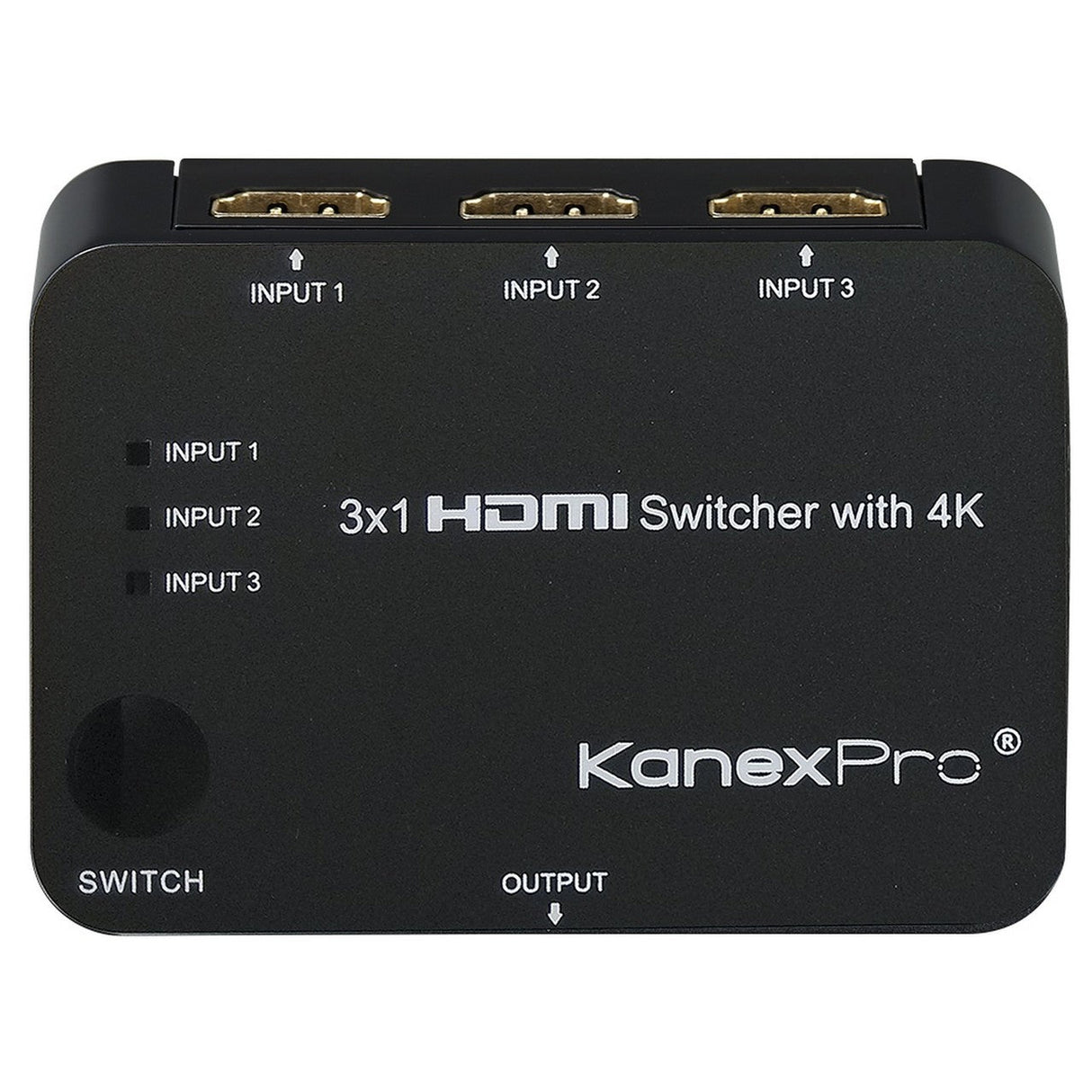 KanexPro SW-HD3X14K 3x1 HDMI Switcher with 4K Support