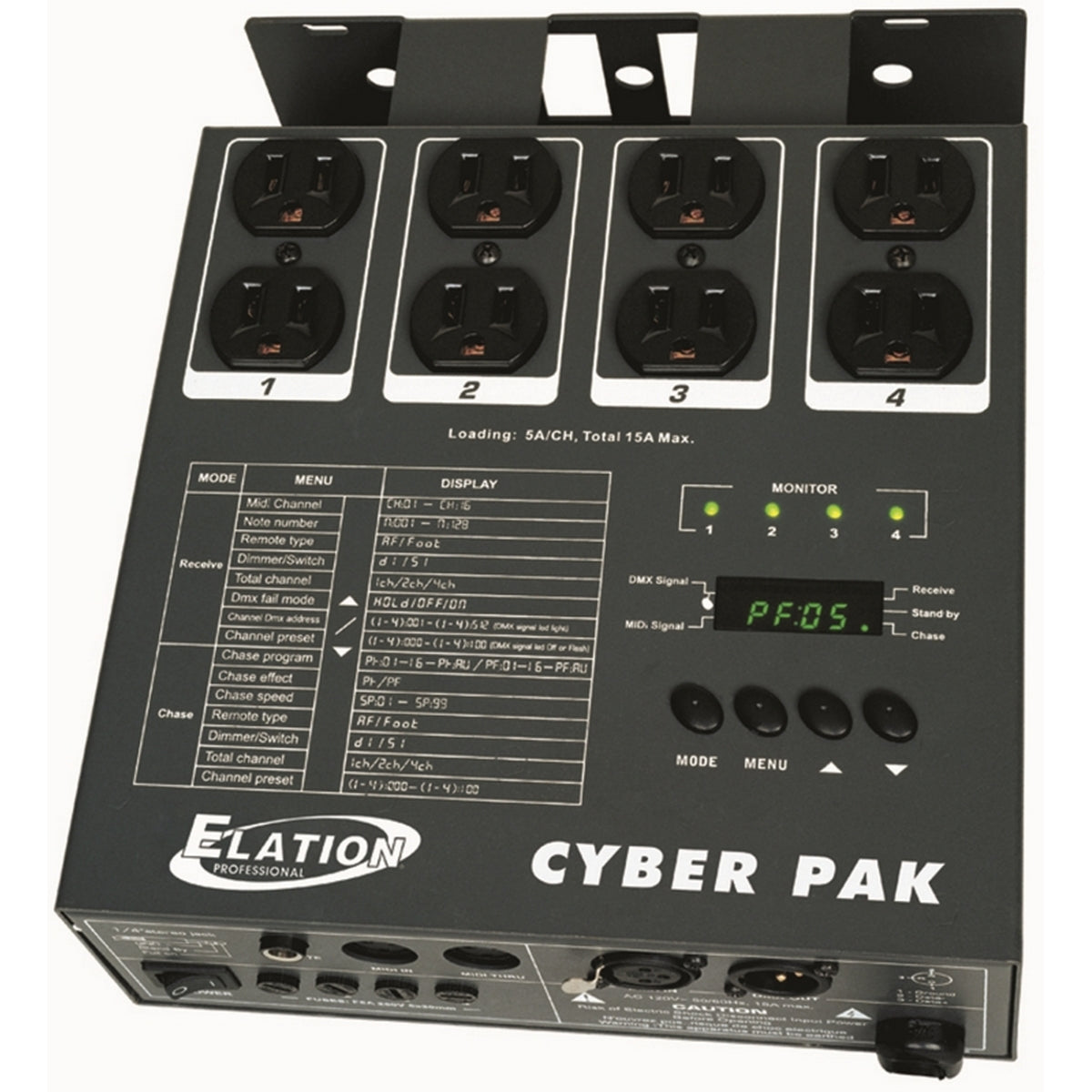 Elation Cyber Pak 3 in 1 Lighting Controller