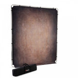 Lastolite LL LB7934 EzyFrame Vintage Background 6.5 x 7.5 Foot Walnut