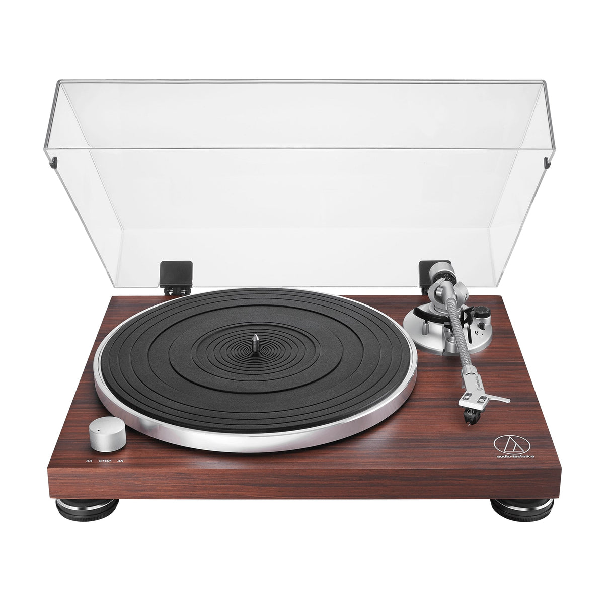 Audio-Technica AT-LPW50BT Wireless and Analog Manual Belt-Drive Turntable