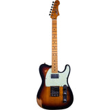 JET Guitars JT-350 RELIC SB SH Basswood Body Electric Guitar with Roasted Maple Neck and Rosewood Fretboard - guitar