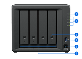 Synology - Synology DS925+ 4-Bay NAS DiskStation Network Attached Storage - DS925+