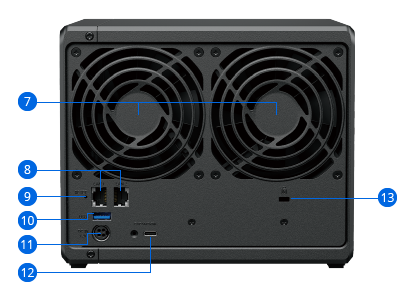Synology - Synology DS925+ 4-Bay NAS DiskStation Network Attached Storage - DS925+