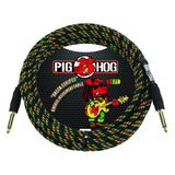 Pig Hog PCH10RA ’Rasta Stripes’ Instrument Cable 10ft