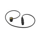 IndiPRO SDT4XLR SafeTap Connector Cable to 4-Pin XLR Female Cable 28-Inch Non-Regulated