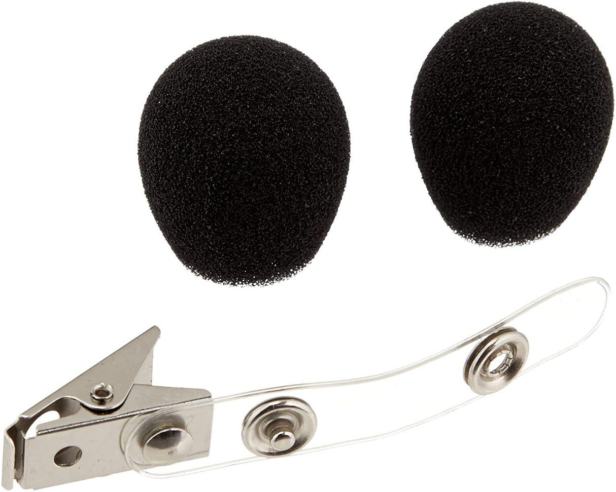 Shure RK318WS Headset Microphone Windscreen & Clothing Clip