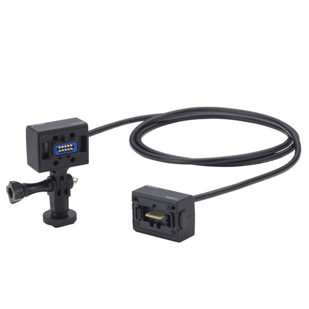Zoom ECM-3 Hot Shoe Adapter Three Prong Mount 118 Inch Extension Cable for Capsules Tripods Boom Poles DSLRs Video