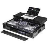Odyssey RANE PERFORMER Black Label 1U Case with Glide Style Laptop Platform and Wheels