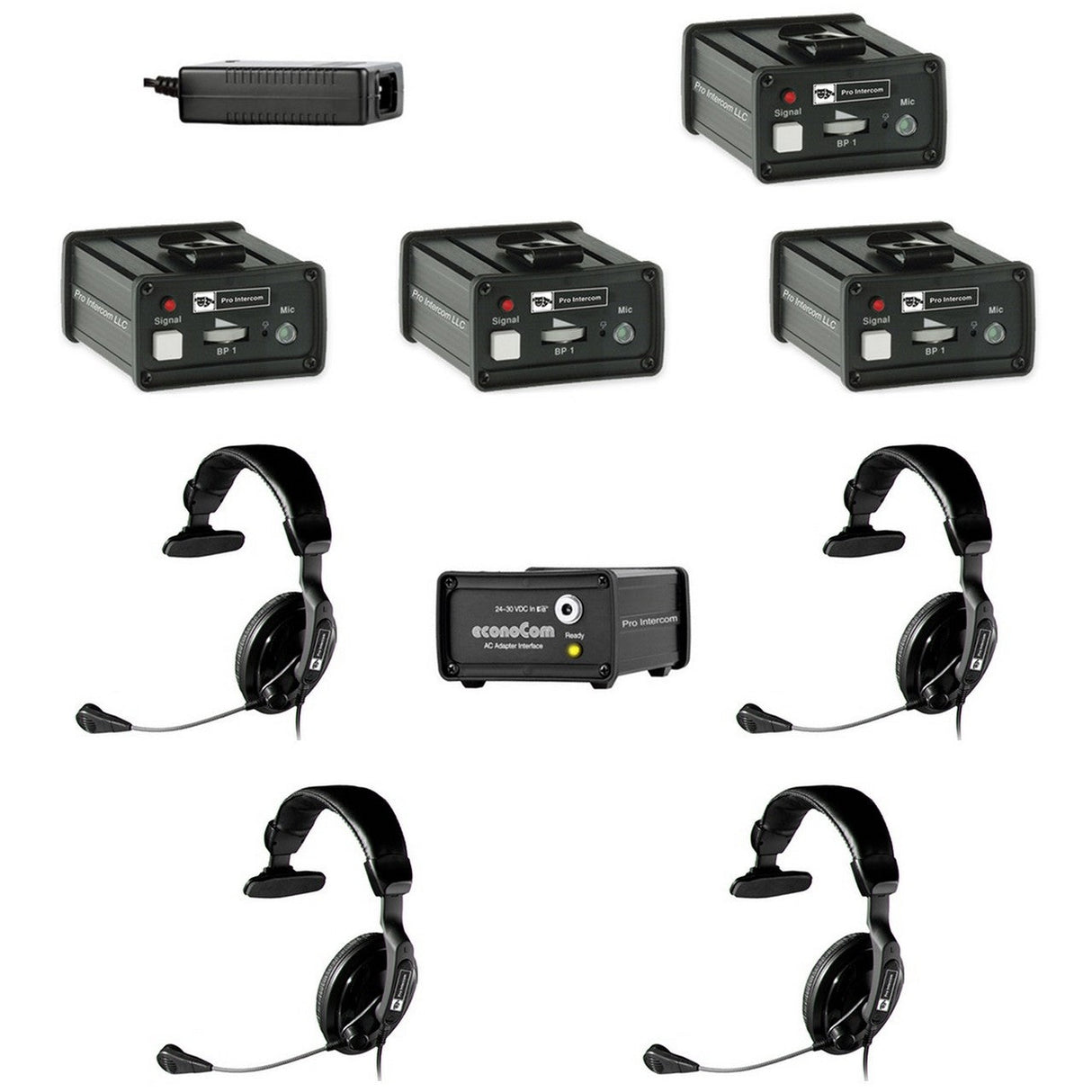 Pro Intercom EC4B econoCom 4 Beltpack/ Headset System