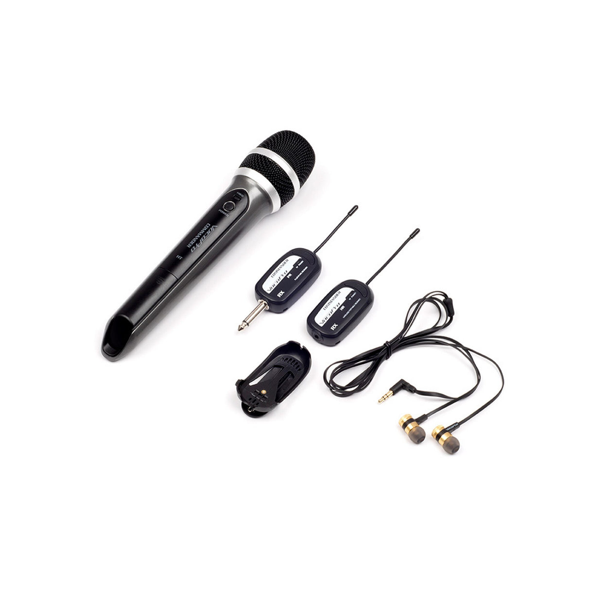 VocoPro SingandHear-Solo All-In-One Wireless Microphone / Wireless In-Ear Receiver System