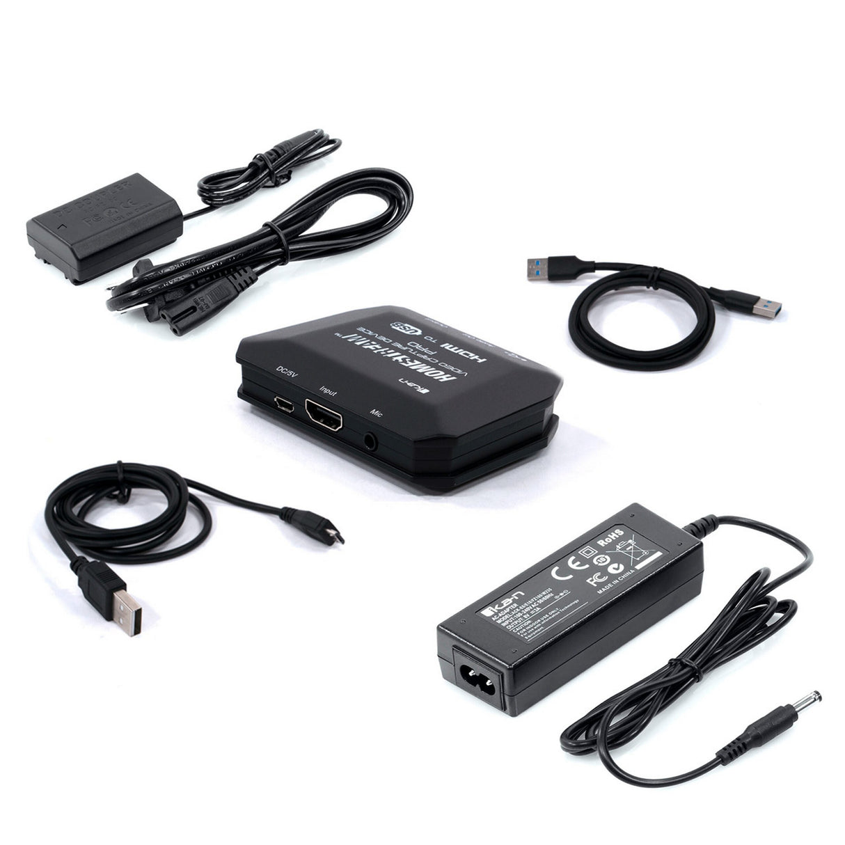 Ikan HS-VCD-PRO-FZ100 HomeStream HDMI to USB Video and Capture Device with STRATUS Dummy Battery