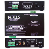 Rolls PA202 Stereo Class D Amplifier 20 Watt