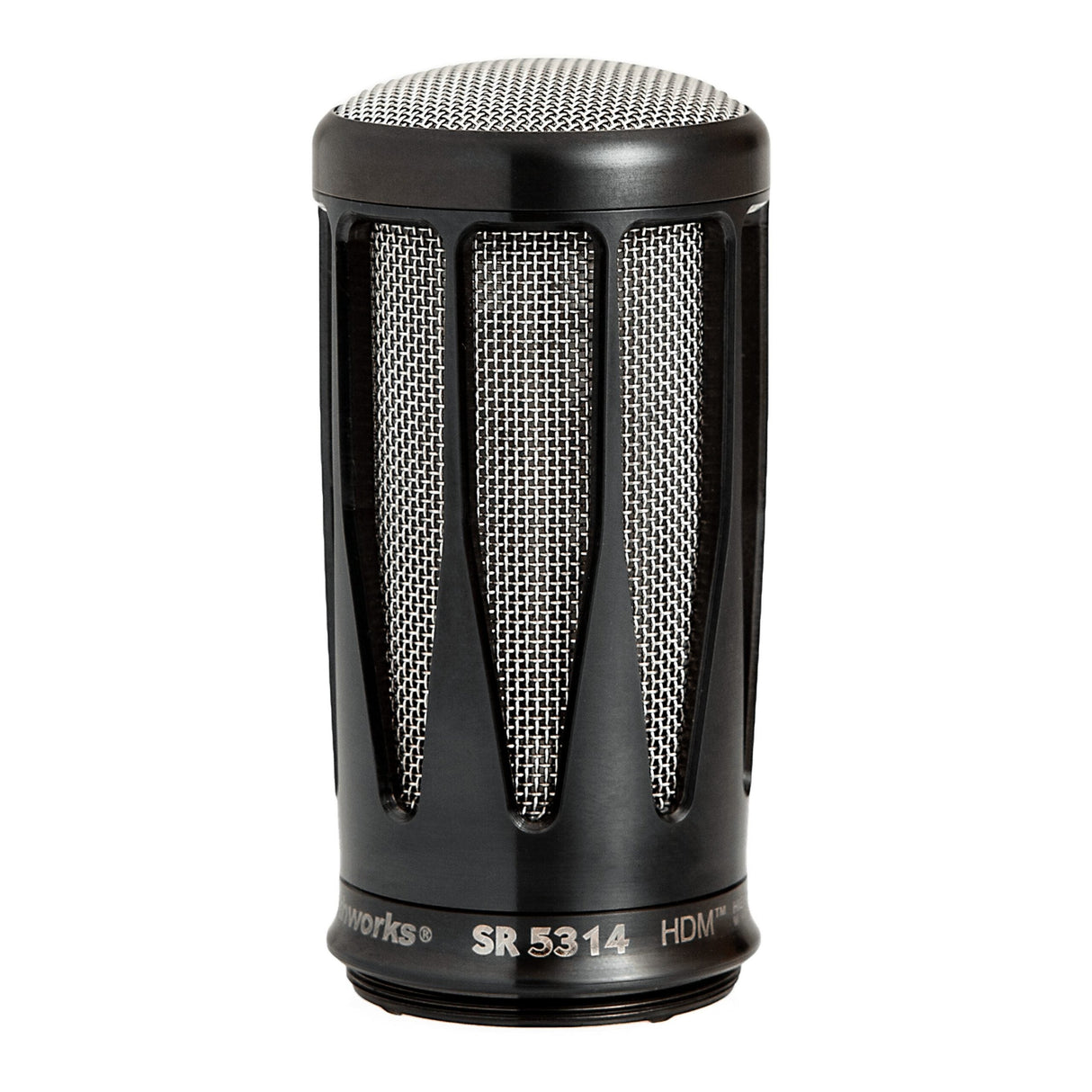 Earthworks SR5314-SB Cardioid Condenser Wireless Microphone Capsule for Sennheiser Transmitters, Black with Stainless Mesh