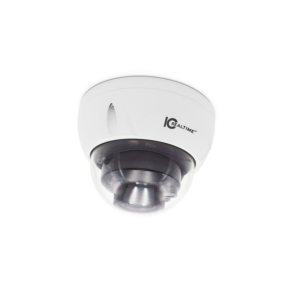 IC Realtime IPFX-D80V-IRW2 8MP IP Indoor/Outdoor Full-Size Vandal Dome Camera, White