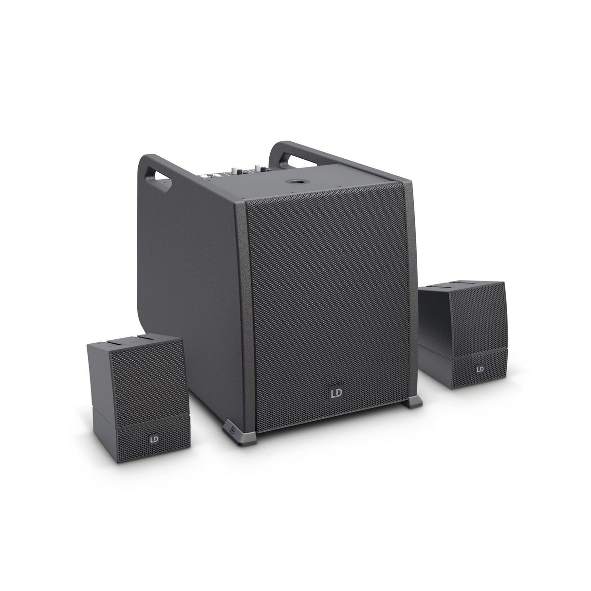 LD Systems CURV 500 AVS Portable Array System AV Set, Black