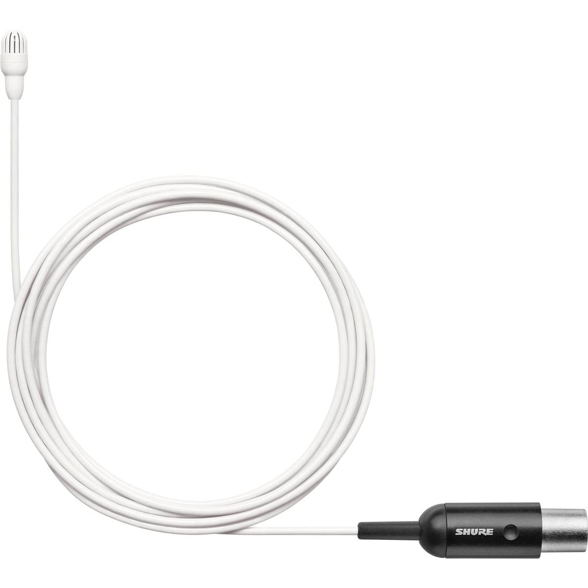 Shure TL47W/O TwinPlex Omnidirectional Subminiature Lavalier Microphone, White, TA4F Connector, No Accessories