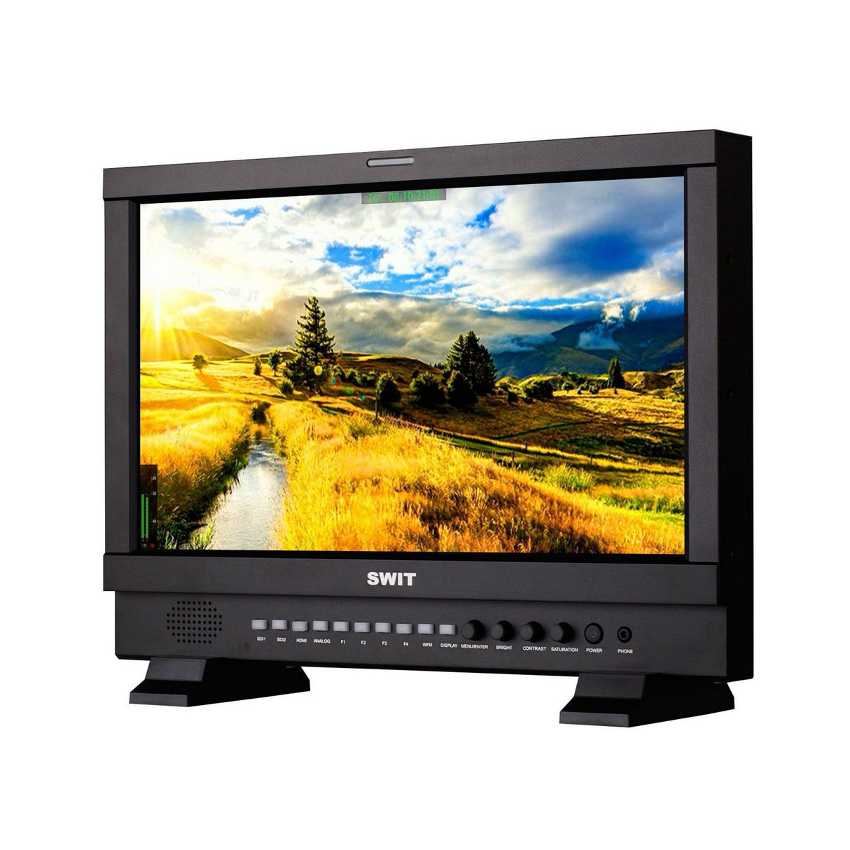 SWIT S-1173HA 17.3-Inch 2K/3G/HDSDI&HDMI Studio Monitor- with S-7004A Gold Mount