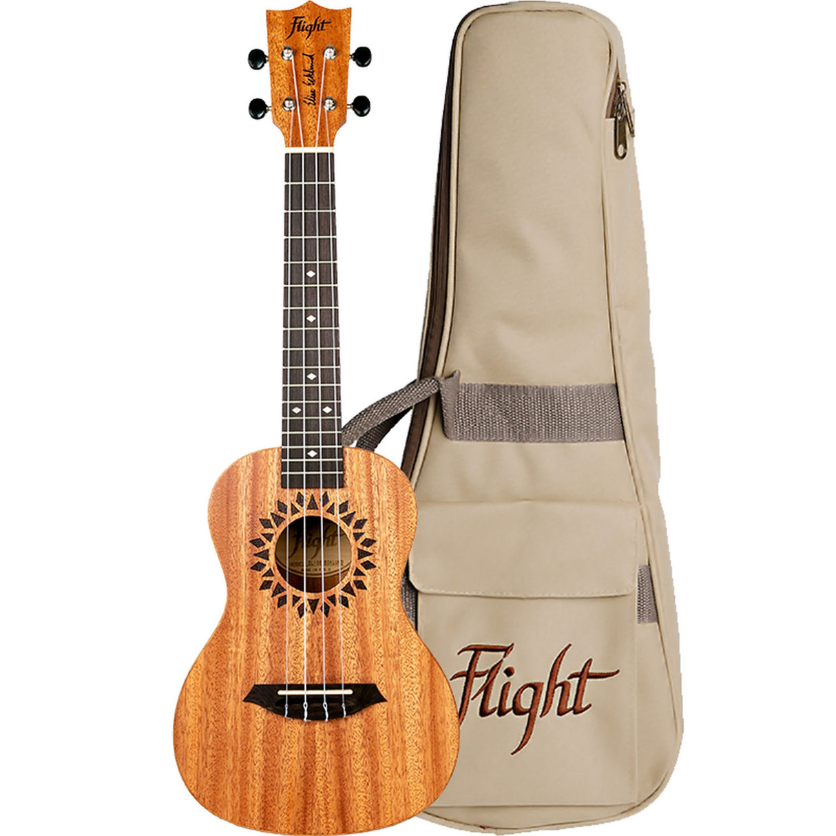 Flight Ukuleles Elise Ecklund Signature Concert Ukulele