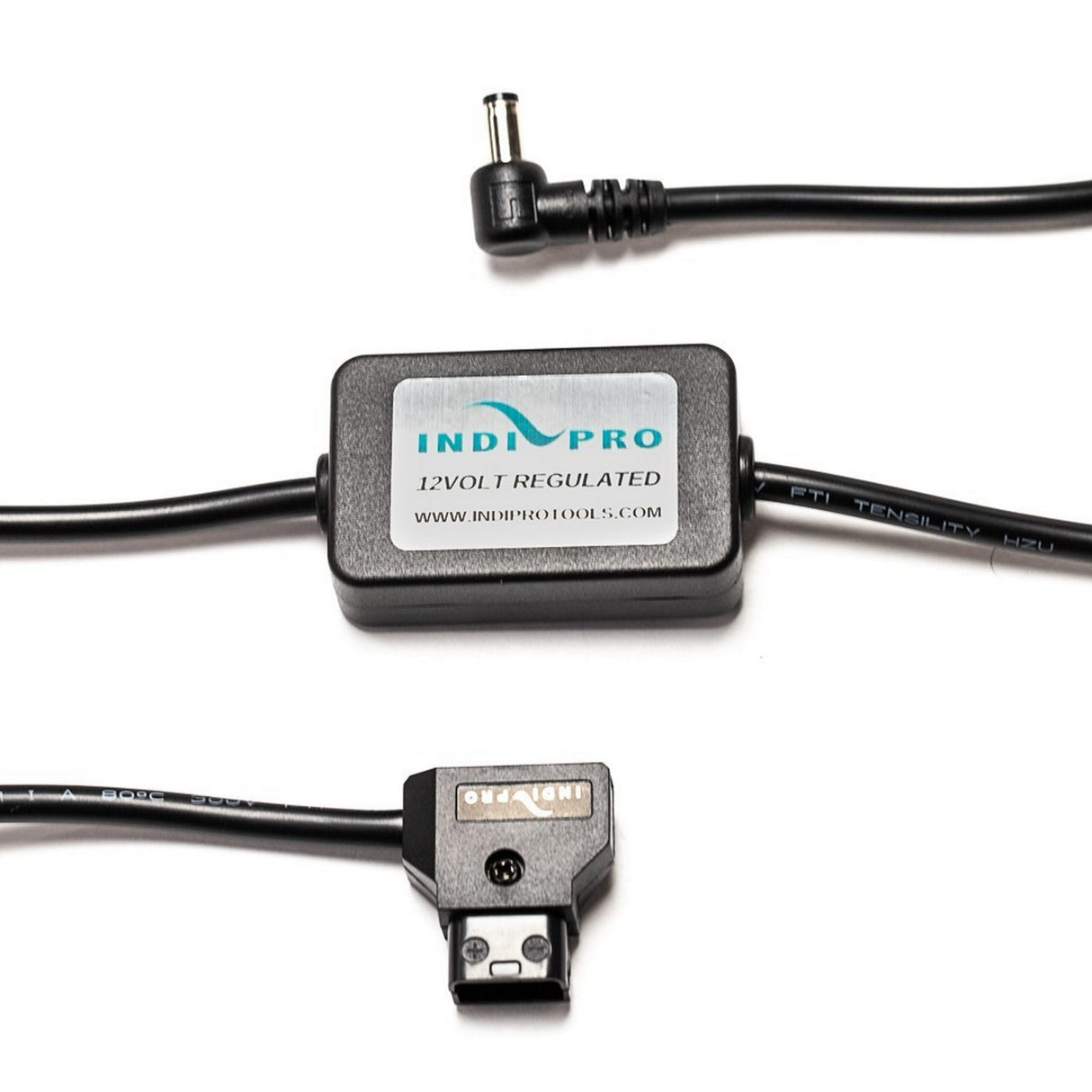 IndiPRO PT12MAG 12V D-Tap to Right Angled Blackmagic Mini Converter Power Converter 24-Inch