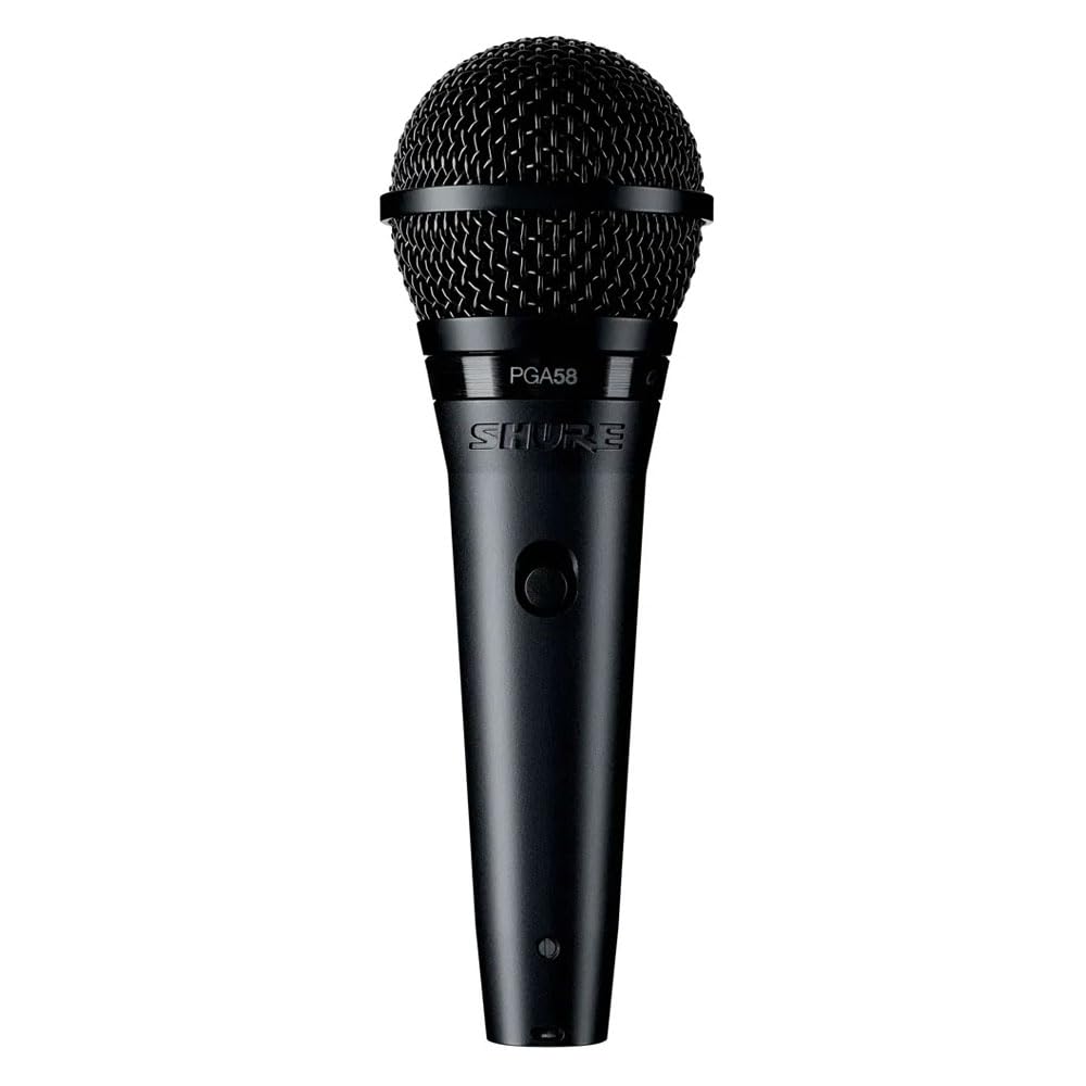 Shure PGA58BTS Cardioid Dynamic Microphone with Cable and Tripod Stand