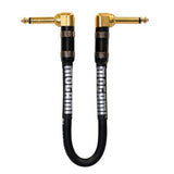 Mogami Platinum Guitar-01RR Guitar Cable with Copper Core Right Angle G&H Plug 1ft - accessories