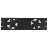 Lowell FW2-3T 3U 3U Whisper Fan Panel Thermo-Cord