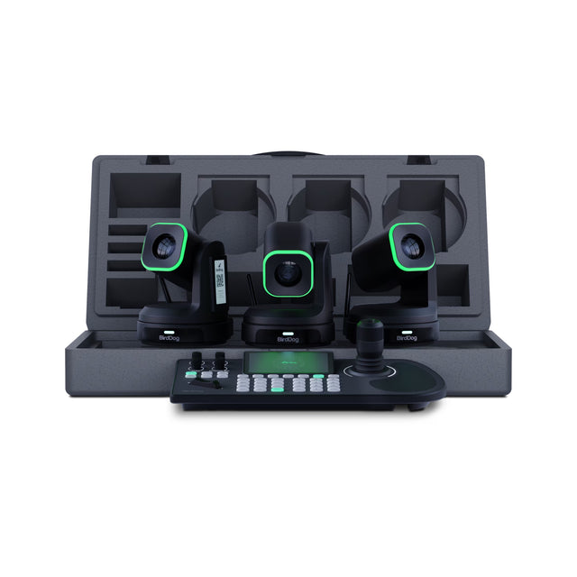 BirdDog BDX1BUNDLE-B 3x X1 PTZ Camera & KBD Controller Bundle PTZ Cameras - main view