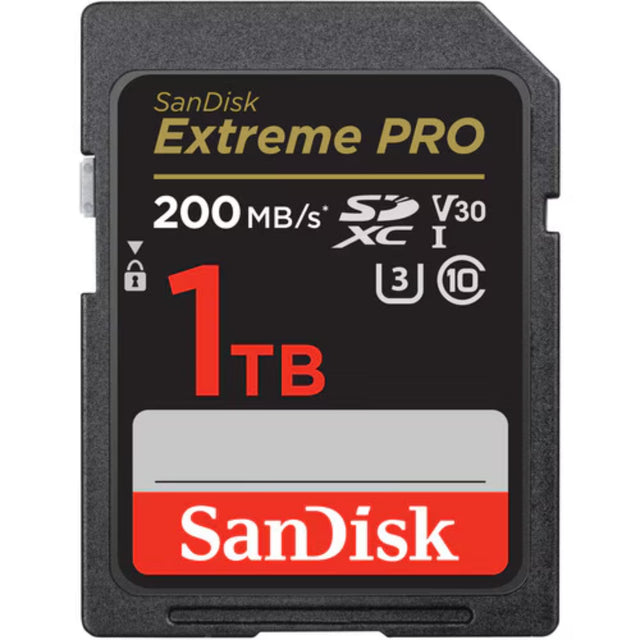 SanDisk - SanDisk Extreme PRO 1TB SDXC UHS-I - SDSDXXD-1T00-ANCIN