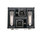 Neumann U 87 AI STEREO Factory-Matched Stereo Set includes Two U 87 AI with EA87 in Mic Briefcase Nickel
