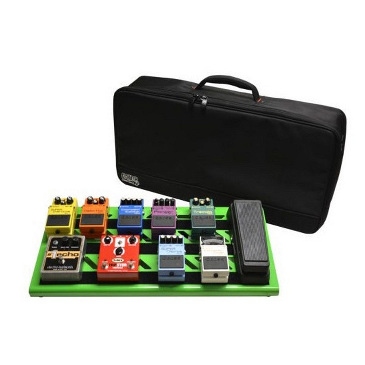 Gator Cases GPB-BAK-GR Large Pedal Board with Carry Bag Green