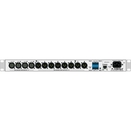 Ashly - Ashly AQM408 4x8 AquaControl DSP Matrix Speaker Processor - AQM408