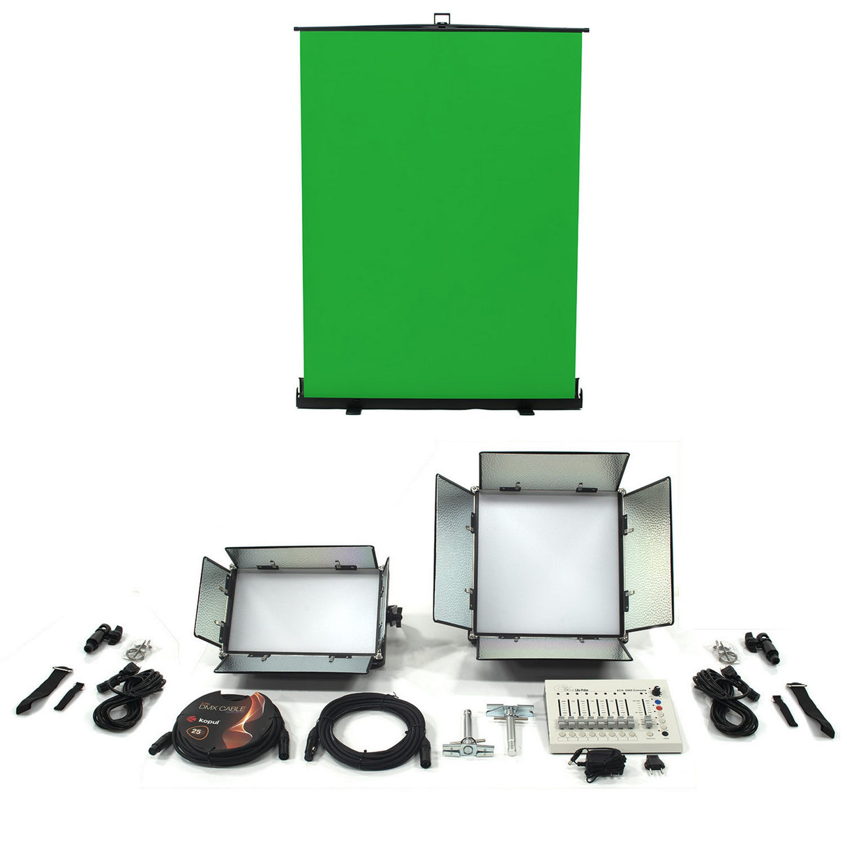 Ikan CHROMA-1F1H Drop Ceiling Mount Studio Chromakey Light key