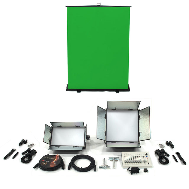 Ikan CHROMA-1F1H Drop Ceiling Mount Studio Chromakey Light key