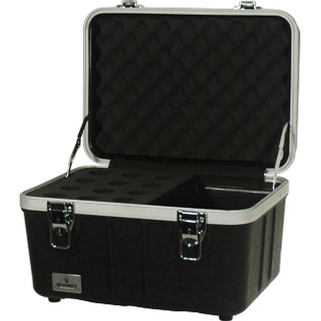 Grundorf ABS-MC12CB Hardshell Microphone Case for 12 Microphones and Cables