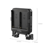 SmallRig 5537 NP-F Battery Adapter Plate Kit with UPS for 15mm Rods