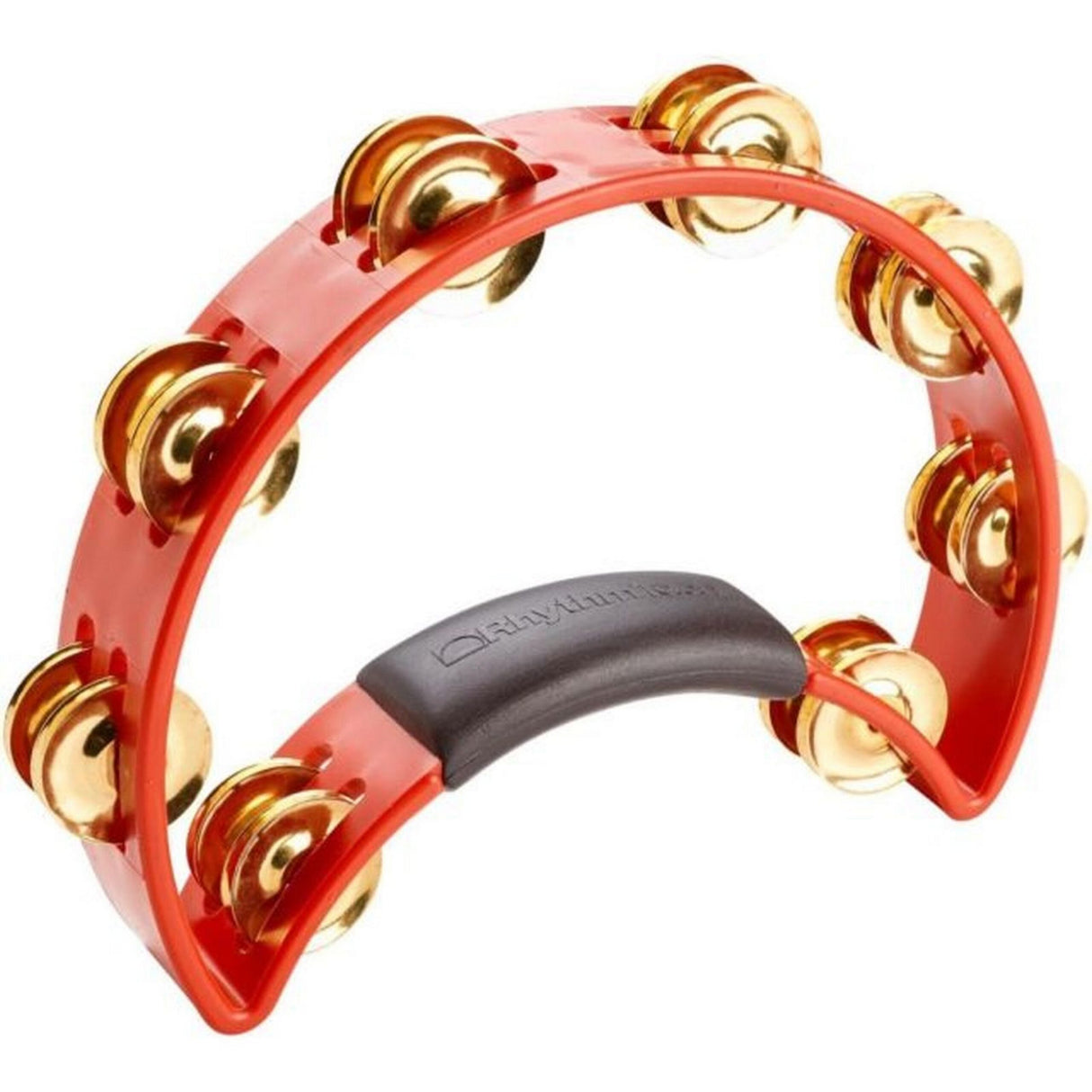 Rhythm Tech RT1031-U Standard Tambourine with Brass Jingles, Red