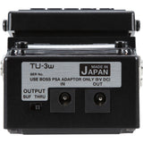 BOSS TU-3W Waza Craft Chromatic Tuner Pedal