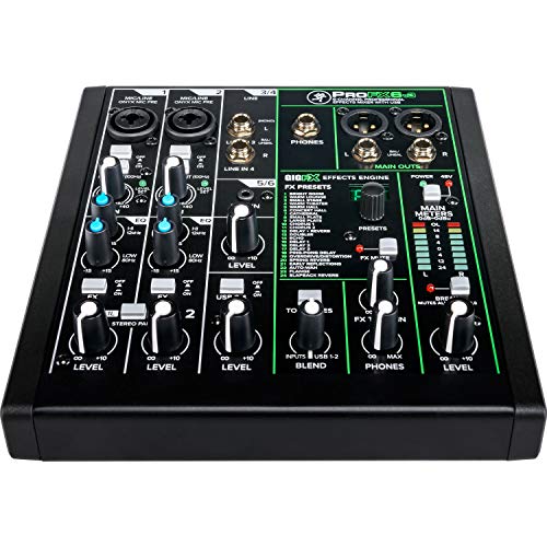 Mackie ProFX6v3 6-Channel Professional Effects Mixer with USB