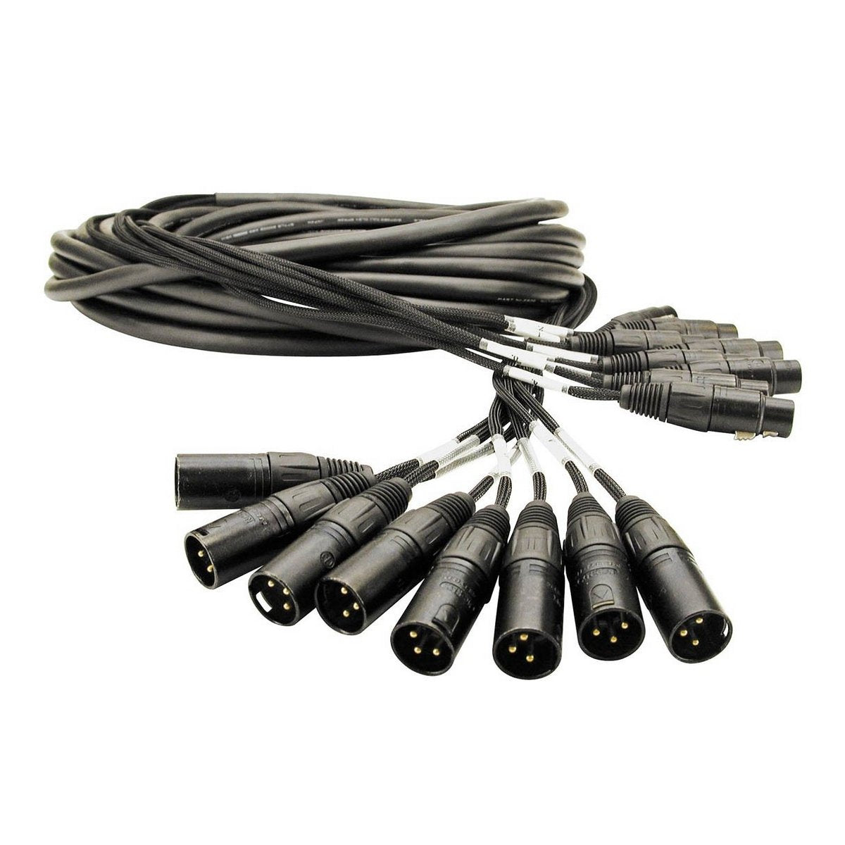 Mogami GOLD 8 XLR-XLR-75 8-channel male female XLR Studio Snake Cable 75 ft